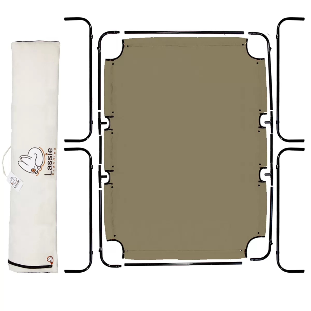 Cama para Cachorro Gigante Desmontada